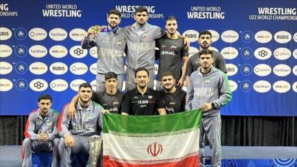 Irán reina en lucha mundial: doble corona en suelo estadounidense