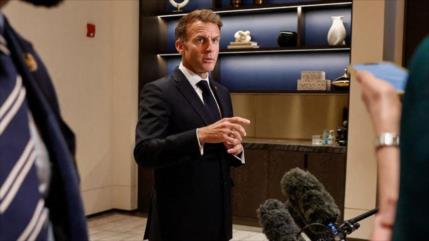 Macron acusa a Trump de politizar las protestas en Francia