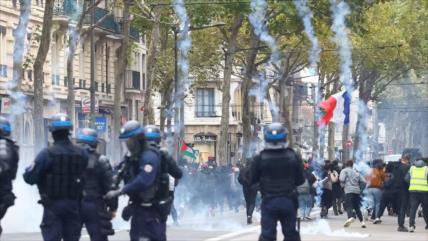 Imágenes: Francia vive una nueva ola de protestas con detenciones policiales