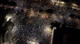 Miles de israelíes protestan contra Netanyahu a tres días de elecciones