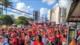 Manifestantes queman banderas de EEUU e Israel en Brasil 